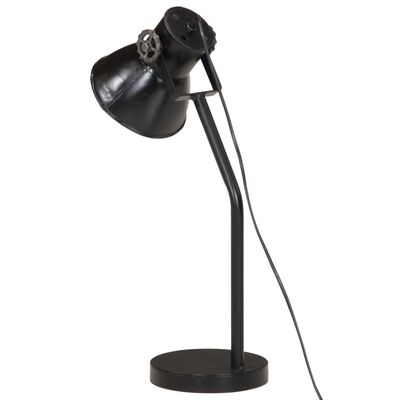 vidaXL Lampe de bureau 25 W noir 17x17x60 cm E27