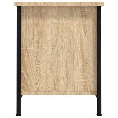 vidaXL Meuble TV avec portes chêne sonoma 60x35x45cm bois d'ingénierie