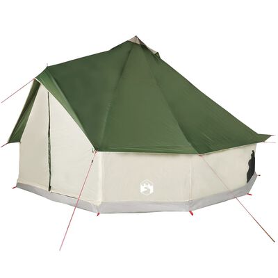 vidaXL Tente familiale tipi 8 personnes vert imperméable