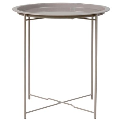 House Nordic Table d'appoint Anne 47 cm Rond Gris beige