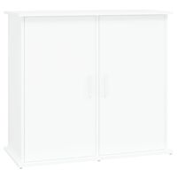 vidaXL Support pour aquarium blanc 81x36x73 cm bois d'ingénierie