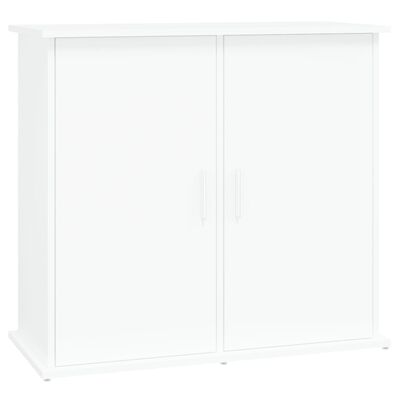 vidaXL Support pour aquarium blanc 81x36x73 cm bois d'ingénierie