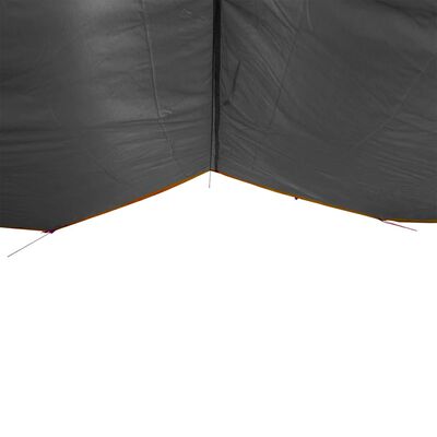 vidaXL Bâche de camping gris et orange 300x294 cm imperméable