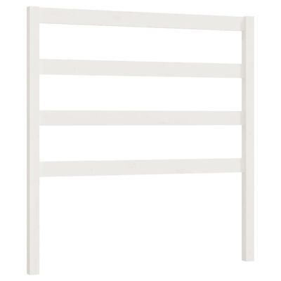 vidaXL Tête de lit Blanc 96x4x100 cm Bois massif de pin