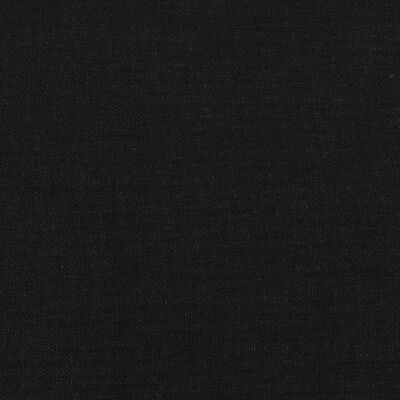 vidaXL Têtes de lit 2 pcs Noir 90x7x78/88 cm Tissu