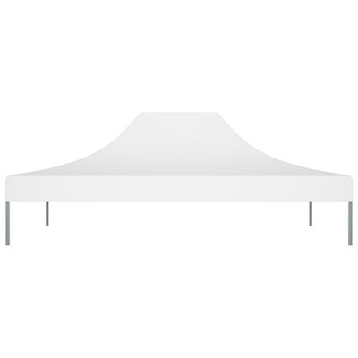 vidaXL Toit de tente de réception 4x3 m Blanc 270 g/m²