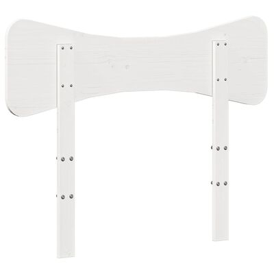 vidaXL Tête de lit blanc 90 cm bois massif de pin