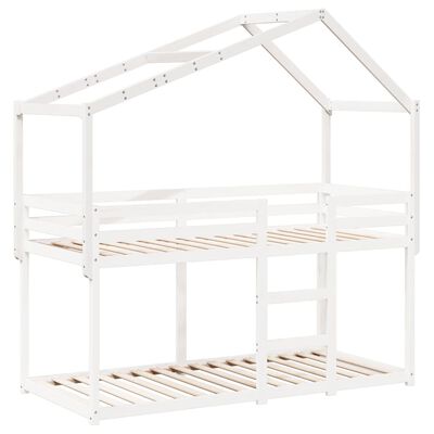 vidaXL Toit de lit pour enfants 203x80,5x142 cm bois de pin massif