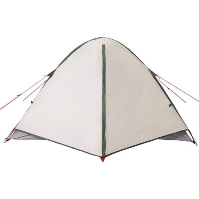 vidaXL Tente de camping à dôme 3 personne vert imperméable