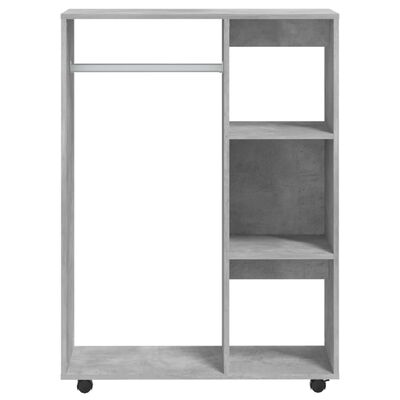 vidaXL Garde-robe Gris béton 80x40x110 cm Bois d’ingénierie