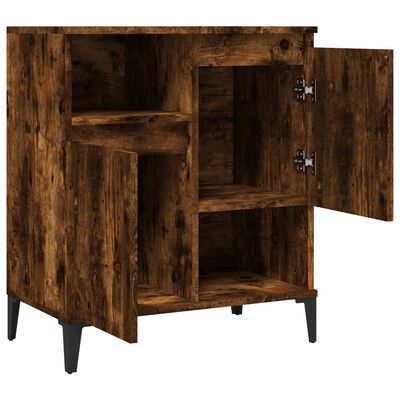 vidaXL Buffet Chêne fumé 60x35x70 cm Bois d'ingénierie