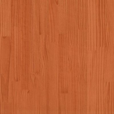 vidaXL Cadre de lit cire marron 120x200 cm bois de pin massif