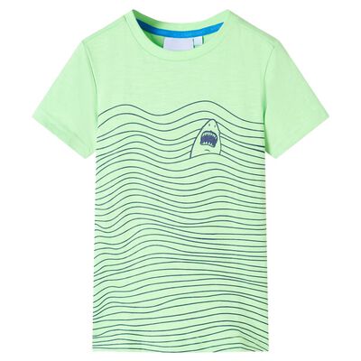 T-shirt pour enfants vert néon 128