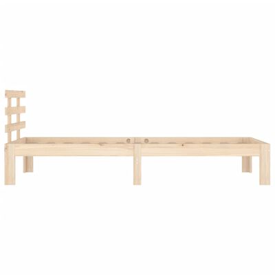 vidaXL Cadre de lit sans matelas bois massif 90x200 cm