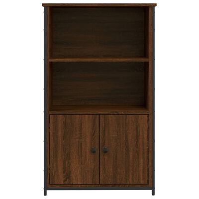 vidaXL Buffet haut chêne marron 62x32x103,5 cm bois d'ingénierie