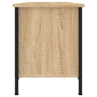 vidaXL Meuble TV chêne sonoma 102x35x45 cm bois d'ingénierie