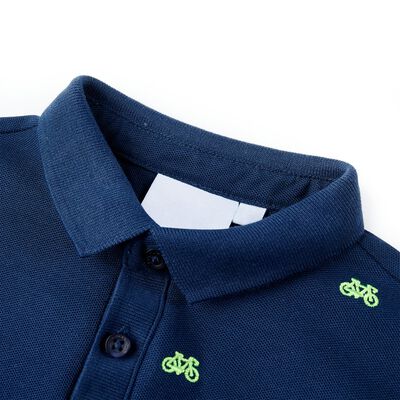 Polo pour enfants bleu marine 128