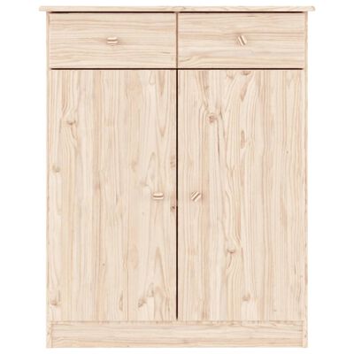 vidaXL Armoire à chaussures ALTA 77x35x96 cm bois massif de pin