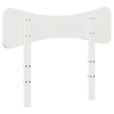 vidaXL Tête de lit blanc 100 cm bois massif de pin