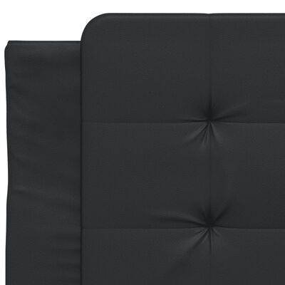 vidaXL Cadre de lit sans matelas noir 100x200 cm similicuir