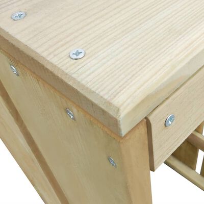 vidaXL Ensemble à manger d'extérieur 5 pcs Bois de pin imprégné