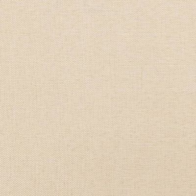 vidaXL Têtes de lit 2 pcs Crème 80x7x78/88 cm Tissu