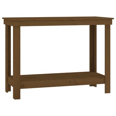 vidaXL Banc de travail Marron miel 110x50x80 cm Bois de pin massif