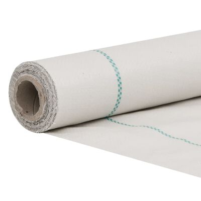 vidaXL Membrane anti-mauvaises herbes blanc 1,5x10 m PP