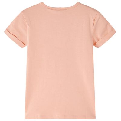 T-shirt pour enfants orange clair 104