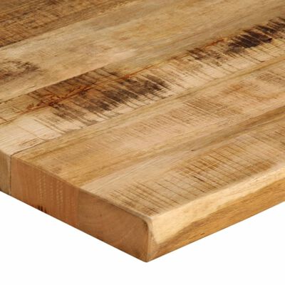 vidaXL Dessus de table bord vivant 90x80x2,5 cm bois de manguier brut