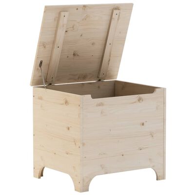 vidaXL Boîte de rangement avec couvercle RANA bois massif de pin