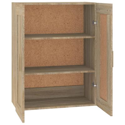 vidaXL Armoire murale chêne sonoma 69,5x32,5x90 cm bois ingénierie