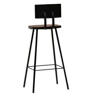 vidaXL Mobilier de bar 3 pcs Bois de récupération massif