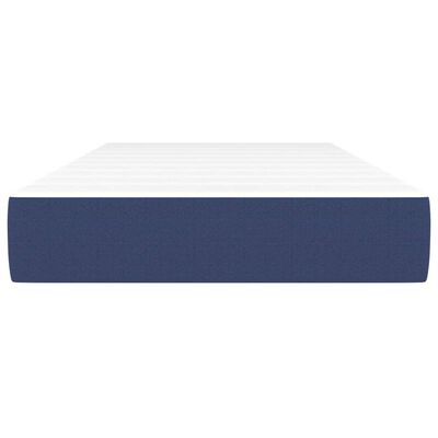 vidaXL Matelas à ressorts ensachés pour enfants bleu 80x160 cm tissu