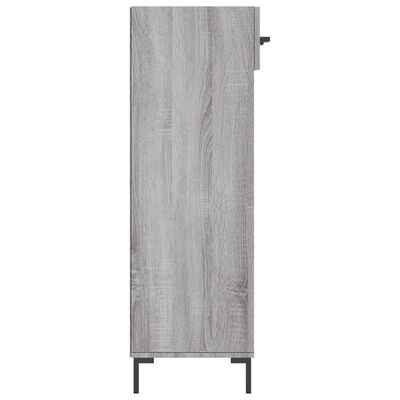 vidaXL Armoire à chaussures sonoma gris 60x35x105 cm bois d'ingénierie