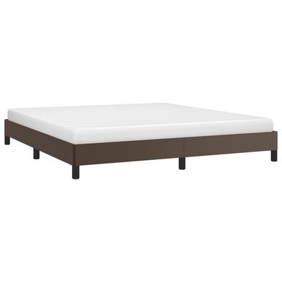 vidaXL Cadre de lit sans matelas marron 180x200 cm similicuir