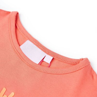 T-shirt pour enfants corail 92