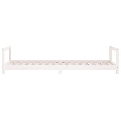 vidaXL Cadre de lit pour enfants blanc 80x200 cm bois de pin massif