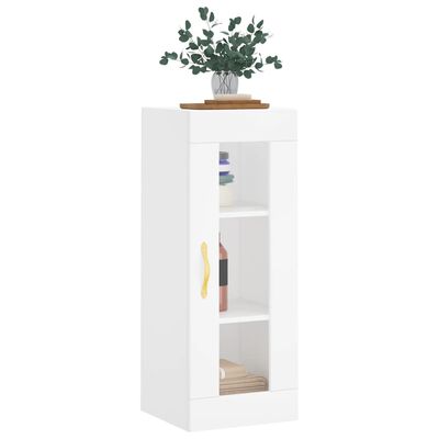 vidaXL Armoire murale blanc 34,5x34x90 cm