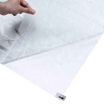 vidaXL Film pour fenêtre dépoli motif de bambou 90x500 cm PVC