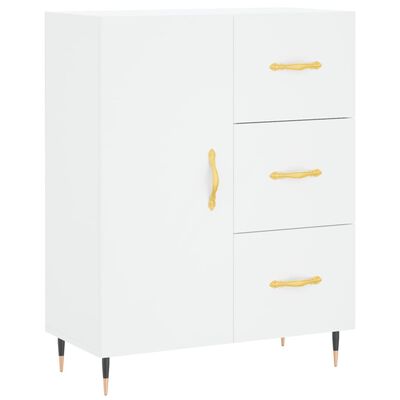 vidaXL Buffet blanc 69,5x34x90 cm bois d'ingénierie