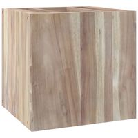 vidaXL Armoire murale de salle de bain 41x38x40 cm Bois de teck solide