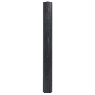 vidaXL Tapis rectangulaire gris 100x300 cm bambou