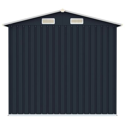 vidaXL Abri de jardin Anthracite 205x129x183 cm Acier galvanisé