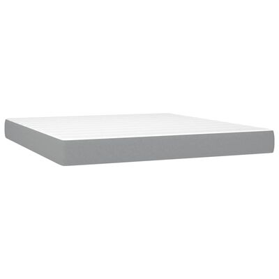 vidaXL Lit avec matelas blanc 180x200 cm bois massif de pin