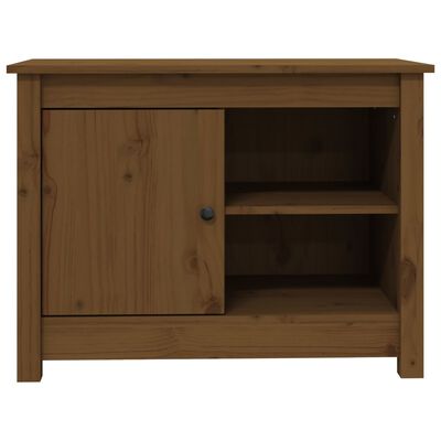 vidaXL Meuble TV Marron miel 70x36,5x52 cm Bois de pin massif