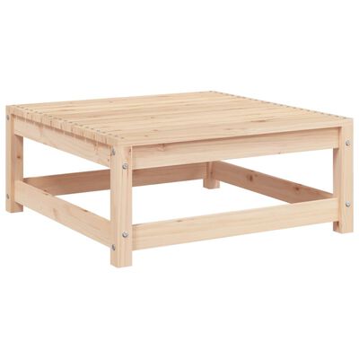 vidaXL Repose-pied de jardin 70x70x30 cm bois de pin massif