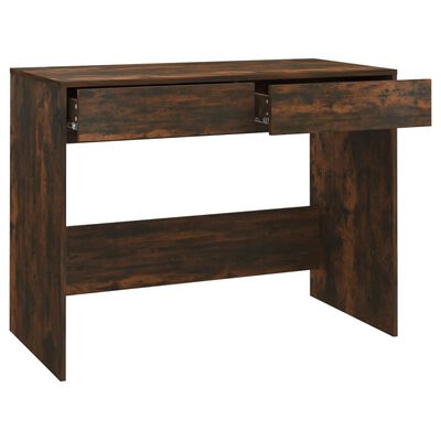 vidaXL Bureau Chêne fumé 101x50x76,5 cm Aggloméré