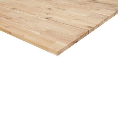 vidaXL Dessus de table rectangulaire 60x50x2 cm bois massif d'acacia