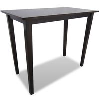 vidaXL Table de bar en bois Marron